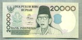 A 924 BANCNOTA-INDONESIA -20000 RUPIAH-ANUL 2001-SERIA153938-starea care se vede, Asia