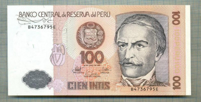 A 940 BANCNOTA- PERU -100 INTIS -ANUL1987-SERIA4733795 -starea care se vede foto