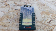 Bosch Set 19 spirale/burghie HSS-TIN ,Metal foto