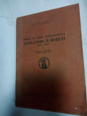 VIEATA SI OPERA ECONOMISTULUI ALEXANDRU D. MORUZI - de VICTOR SLAVESCU - 1941 foto