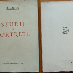 St. Antim , Studii si portrete , 1936 , editia 1 , Carol I , Katargi , Carada