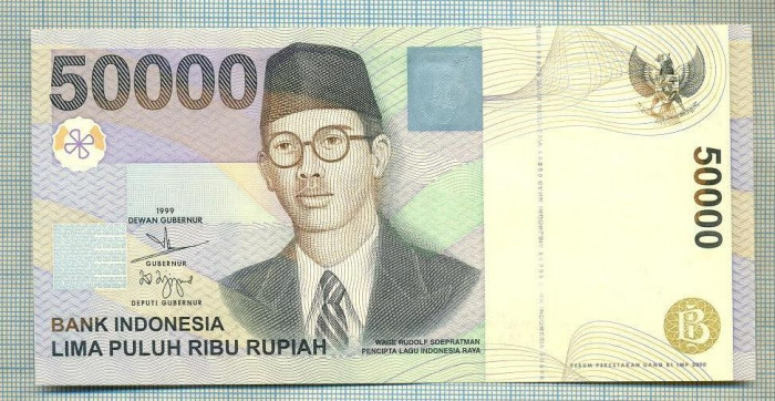 A 923 BANCNOTA-INDONESIA -50000 RUPIAH-ANUL 2000-SERIA030281-starea care se vede