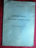 Aur.Mihail - Gestiunea publica -fata de Corpul Superior de Control -1939