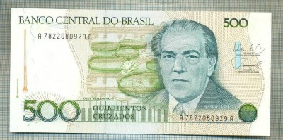 A 904 BANCNOTA-BRAZILIA -500 CRUZADOS -ANUL (1986-88)-SERIA-starea care se vede foto