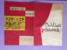 Bucuresti - Program Circul de Stat Berliner Circus foto