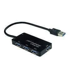 Gembird Hub USB Gembird UHB-U3P4-01, USB 3.0, 4 porturi USB, negru foto