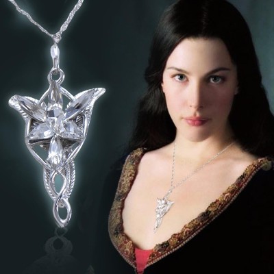 Lant Pandantiv Colier Lantisor LORD OF THE RINGS LOTR - ARWEN EVENSTAR foto