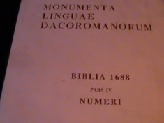 MONUMENTA LINGUAE DACOROMANORUM-5 VOL- BIBLIA DE LA 1688- foto