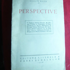 Mihai D.Ralea - Perspective - Prima Ed. 1929