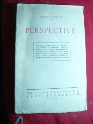 Mihai D.Ralea - Perspective - Prima Ed. 1929 foto
