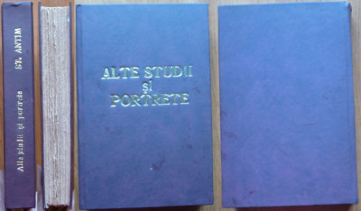 St. Antim , Alte studii si portrete , 1939 , ed. 1 , Bratianu , Filipescu foto