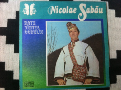 nicolae sabau bate vantul dorului disc vinyl lp muzica populara ST EPE 01630 VG+ foto