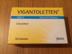 VIGANTOLETTEN 1000 I.E. ? vitamina D3 tablete foto