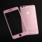 Geam iPhone 6 6S Tempered Glass 3D Fata + Spate Pink
