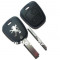 Carcasa cheie 2 butoane, lamela cu canelura Peugeot 407, cod Crcs799 - CC283086