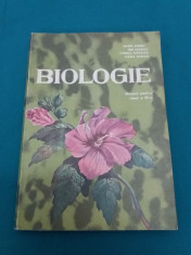 BIOLOGIE MANUAL PENTRU CLASA A IX-A /1984 foto