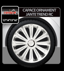 Capace ornament jante Trend RC 4buc - Argintiu - 14&amp;#039; - CRD-VER1424 foto