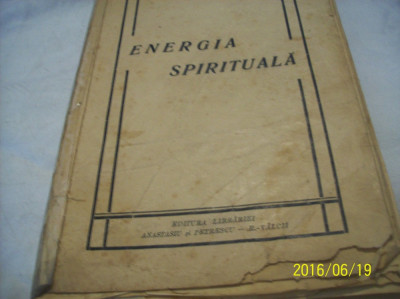energia spirituala- i. n. lungulescu- 1931 foto