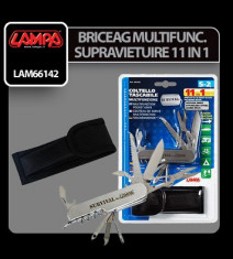 Briceag multifunctional kit supravietuire 11 in 1 - CRD-LAM66142 foto