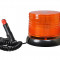 Girofar auto orange 12V, 24V 100 Leduri , fixare magnet - motorvip - GAO73030