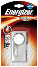 Energizer Lanterna 7638900307498 , ENERGIZER Compact Led Metal, fara baterii incluse, argintiu foto