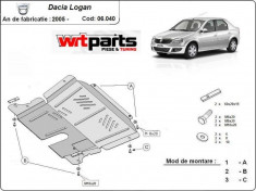 Scut motor metalic pentru Dacia Logan I, MCV si Sandero - VTT-06.040 foto