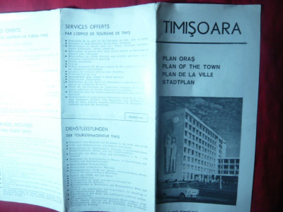 Harta orasului Timisoara , anii &amp;#039;60 foto
