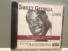 LOUIS ARMSTRONG - SWEET GEORGIA .... (1997/DELTA/GERMANY) - ORIGINAL/NOU/SIGILAT foto