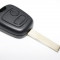 Carcasa cheie telecomanda 2 butoane, fara logo, lamela cu canelura Peugeot 407, cod Crcs800 - CCT83087