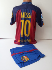 Echipamente sportive copii FC.Barcelona Messi compleu fotbal model nou foto