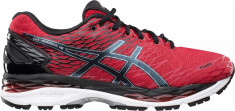 Pantofi Alergare, Asics, Gel-Nimbus 18, Cushioning, Rosu-Negru-Argintiu, Barbati-43.5 - OLN-OL10-T600N.3930|43.5 foto