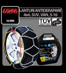 Lanturi antiderapare S-16, 4x4, SUV si VAN - 24,5 - CRD-LAM16108 foto