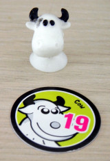 Stikeez - nr. 19 COW - Colectia Animals / Farm 2011 foto