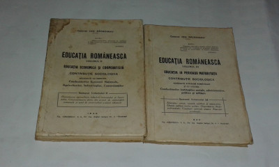 ION PATROIANU - EDUCATIA ROMANEASCA Vol.2.3. Ed.1943 foto