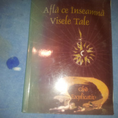 AFLA CE INSEAMNA VISELE TALE , GHID EXPLICATIV