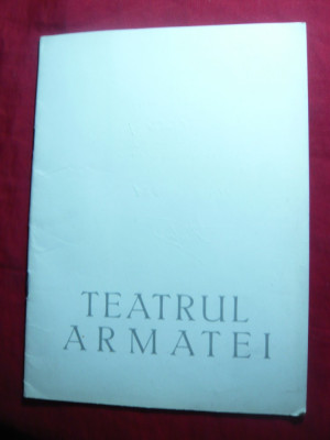 Program Teatrul Armatei stagiune 1960-1961-Fiul Secolului de I.Kuprianov foto