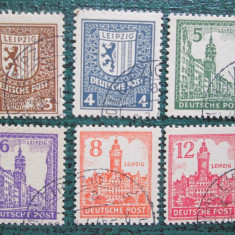 TIMBRE GERMANIA REICH =SET-1946 STAMPILAT