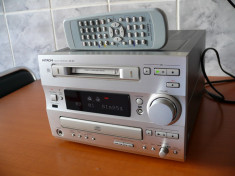 system receiver audio HITACHI AX-M 7 minidisc, cd, tuner, aplificator foto