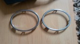 Ornamente cromate grile stanga+dreapta bara fata VW Golf 6, VW Jetta