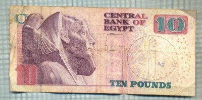 A 955 BANCNOTA-EGYPT -10 POUNDS -ANUL2014 -SERIA -starea care se vede foto