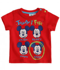 Tricou Disney Mickey rosu foto