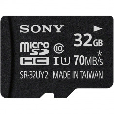 Card de memorie, Sony microSD cu adaptor SR32UYA, 32GB, cl10, 70MB/s foto