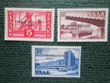 TIMBRE GERMANIA SAAR-SET MNH=DUBLU TIPAR, Nestampilat