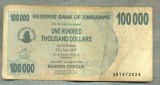 A 957 BANCNOTA-ZIMBABWE -100 000 DOLLARS -ANUL2006 -SERIA -starea care se vede