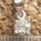 ***Medalion aur 14 k cu diamant 0.25 ct* **