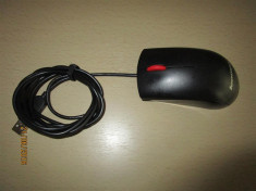 Mouse Optic Lenovo pe USB, perfect functional,cu fir lung 1,7m Rezolutie 1000dpi foto