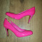 Pantofi noi dama TED BAKER ORIGINALI piele lacuita roz neon Sz. 37 !