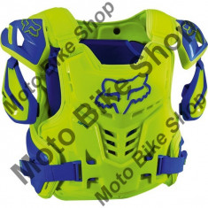 MBS FOX BRUSTPANZER RAPTOR VEST CE NLB!!!, flo yellow-blue, S-M=150-170cm, Cod Produs: 12351026SMAU foto