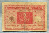 A 975 BANCNOTA- GERMANIA - 2 MARK -ANUL 1920 -SERIA 277107 -starea care se vede, Asia