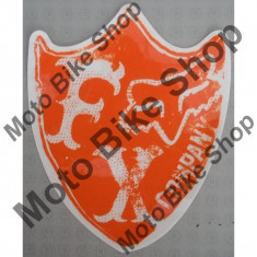 MBS FOX AUFKLEBER UNIVERSITY, orange, 14x11.5 cm, Cod Produs: 02104009NSAU foto